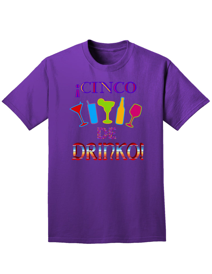 Cinco de Drinko! Adult Dark T-Shirt-Mens T-Shirt-TooLoud-Black-Small-Davson Sales