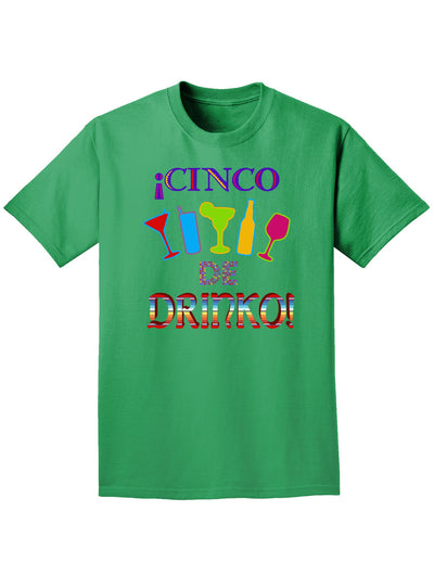 Cinco de Drinko! Adult Dark T-Shirt-Mens T-Shirt-TooLoud-Kelly-Green-Small-Davson Sales