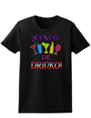 Cinco de Drinko! Womens Dark T-Shirt-TooLoud-Black-X-Small-Davson Sales