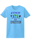 Cinco de Drinko! Womens T-Shirt-Womens T-Shirt-TooLoud-Aquatic-Blue-X-Small-Davson Sales