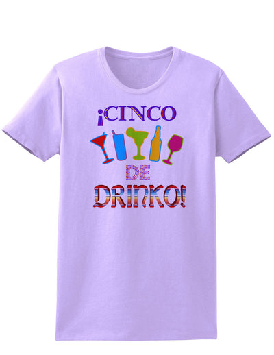 Cinco de Drinko! Womens T-Shirt-Womens T-Shirt-TooLoud-Lavender-X-Small-Davson Sales