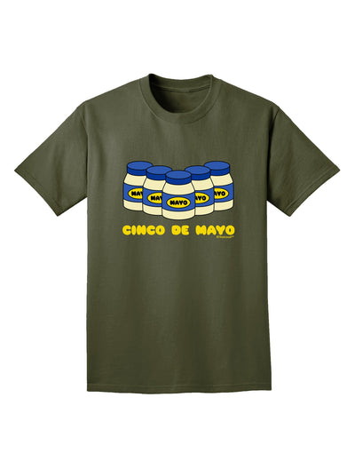 Cinco de Mayo - 5 Mayo Jars Adult Dark T-Shirt by TooLoud-Mens T-Shirt-TooLoud-Military-Green-Small-Davson Sales
