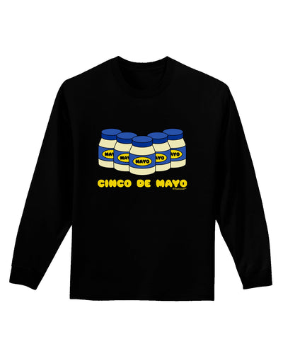 Cinco de Mayo - 5 Mayo Jars Adult Long Sleeve Dark T-Shirt by TooLoud-TooLoud-Black-Small-Davson Sales