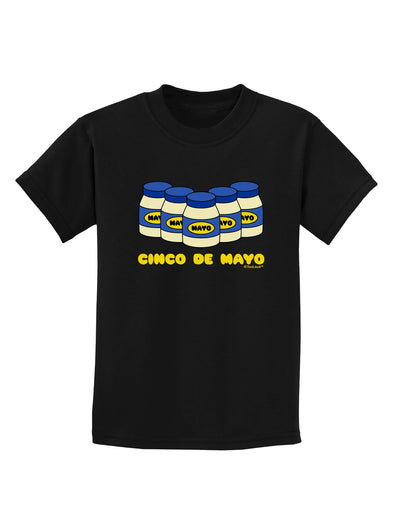 Cinco de Mayo - 5 Mayo Jars Childrens Dark T-Shirt by TooLoud-Childrens T-Shirt-TooLoud-Black-X-Small-Davson Sales