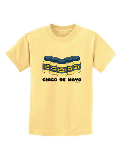 Cinco de Mayo - 5 Mayo Jars Childrens T-Shirt by TooLoud-Childrens T-Shirt-TooLoud-Daffodil-Yellow-X-Small-Davson Sales