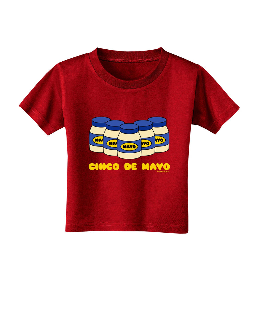 Cinco de Mayo - 5 Mayo Jars Toddler T-Shirt Dark by TooLoud-Toddler T-Shirt-TooLoud-Black-2T-Davson Sales