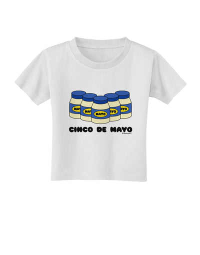 Cinco de Mayo - 5 Mayo Jars Toddler T-Shirt by TooLoud-Toddler T-Shirt-TooLoud-White-2T-Davson Sales