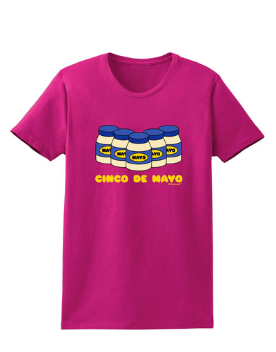 Cinco de Mayo - 5 Mayo Jars Womens Dark T-Shirt by TooLoud-Womens T-Shirt-TooLoud-Hot-Pink-Small-Davson Sales