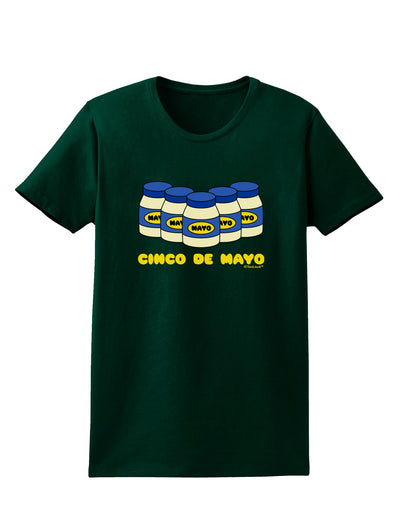 Cinco de Mayo - 5 Mayo Jars Womens Dark T-Shirt by TooLoud-Womens T-Shirt-TooLoud-Forest-Green-Small-Davson Sales