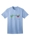 Cinco de Mayo Adult T-Shirt: Margaritas in Vibrant Mexican Flag Colors by TooLoud-Mens T-shirts-TooLoud-Light-Blue-Small-Davson Sales