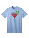 Cinco de Mayo Adult T-Shirt: Red Margarita with Lime - A Vibrant Addition to Your Ecommerce Collection by TooLoud-Mens T-shirts-TooLoud-Light-Blue-Small-Davson Sales