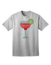 Cinco de Mayo Adult T-Shirt: Red Margarita with Lime - A Vibrant Addition to Your Ecommerce Collection by TooLoud-Mens T-shirts-TooLoud-AshGray-Small-Davson Sales