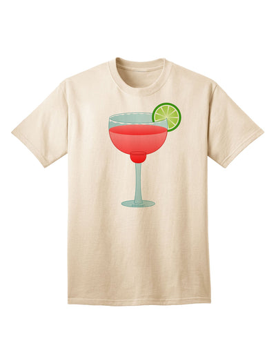 Cinco de Mayo Adult T-Shirt: Red Margarita with Lime - A Vibrant Addition to Your Ecommerce Collection by TooLoud-Mens T-shirts-TooLoud-Natural-Small-Davson Sales