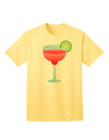 Cinco de Mayo Adult T-Shirt: Red Margarita with Lime - A Vibrant Addition to Your Ecommerce Collection by TooLoud-Mens T-shirts-TooLoud-Yellow-Small-Davson Sales