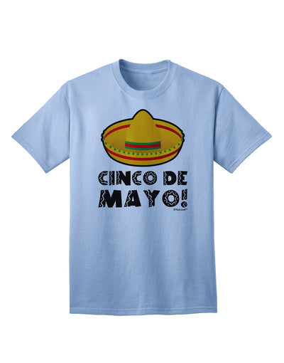 Cinco de Mayo Adult T-Shirt with Sombrero Design by TooLoud-Mens T-shirts-TooLoud-Light-Blue-Small-Davson Sales