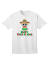 Cinco de Mayo Cat Adult T-Shirt - A Festive Addition to Your Wardrobe by TooLoud-Mens T-shirts-TooLoud-White-Small-Davson Sales