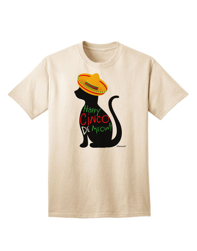 Cinco de Mayo Cat Adult T-Shirt by TooLoud - Celebrate in Style-Mens T-shirts-TooLoud-Natural-Small-Davson Sales