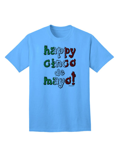 Cinco de Mayo Celebration: Stylish Cactus Design Adult T-Shirt by TooLoud-Mens T-shirts-TooLoud-Aquatic-Blue-Small-Davson Sales