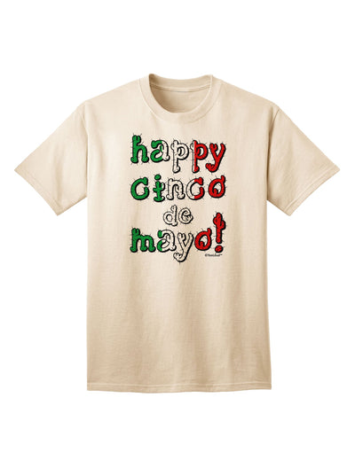 Cinco de Mayo Celebration: Stylish Cactus Design Adult T-Shirt by TooLoud-Mens T-shirts-TooLoud-Natural-Small-Davson Sales