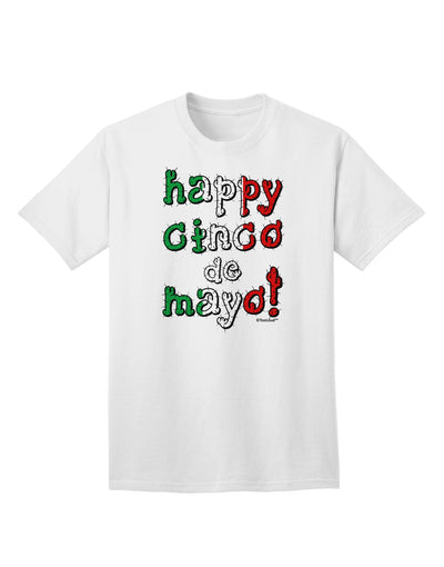 Cinco de Mayo Celebration: Stylish Cactus Design Adult T-Shirt by TooLoud-Mens T-shirts-TooLoud-White-Small-Davson Sales