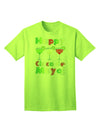 Cinco de Mayo Celebration: Vibrant Mexican Flag Colors Margaritas Adult T-Shirt by TooLoud-Mens T-shirts-TooLoud-Neon-Green-Small-Davson Sales