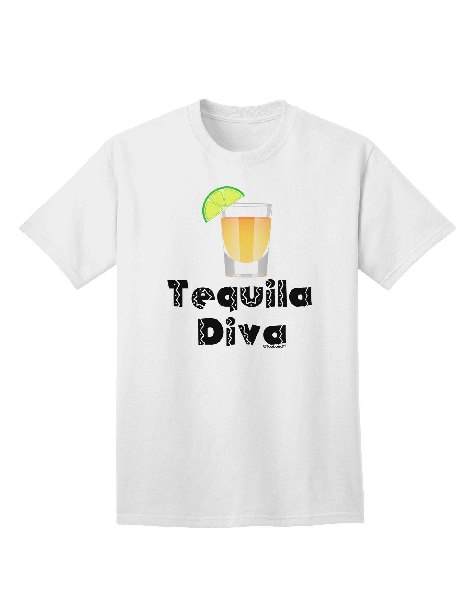 Cinco de Mayo Design Adult T-Shirt by TooLoud - A Must-Have Addition to Your Tequila Diva Collection-Mens T-shirts-TooLoud-White-Small-Davson Sales