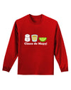 Cinco de Mayo Design - Salt Tequila Lime Adult Long Sleeve Dark T-Shirt by TooLoud-TooLoud-Red-Small-Davson Sales