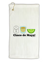 Cinco de Mayo Design - Salt Tequila Lime Micro Terry Gromet Golf Towel 16 x 25 inch by TooLoud-Golf Towel-TooLoud-White-Davson Sales