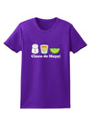 Cinco de Mayo Design - Salt Tequila Lime Womens Dark T-Shirt by TooLoud-Womens T-Shirt-TooLoud-Purple-X-Small-Davson Sales