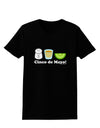 Cinco de Mayo Design - Salt Tequila Lime Womens Dark T-Shirt by TooLoud-Womens T-Shirt-TooLoud-Black-X-Small-Davson Sales