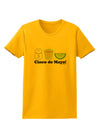 Cinco de Mayo Design - Salt Tequila Lime Womens T-Shirt by TooLoud-Womens T-Shirt-TooLoud-Gold-X-Small-Davson Sales