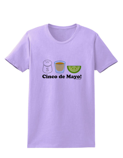 Cinco de Mayo Design - Salt Tequila Lime Womens T-Shirt by TooLoud-Womens T-Shirt-TooLoud-Lavender-X-Small-Davson Sales