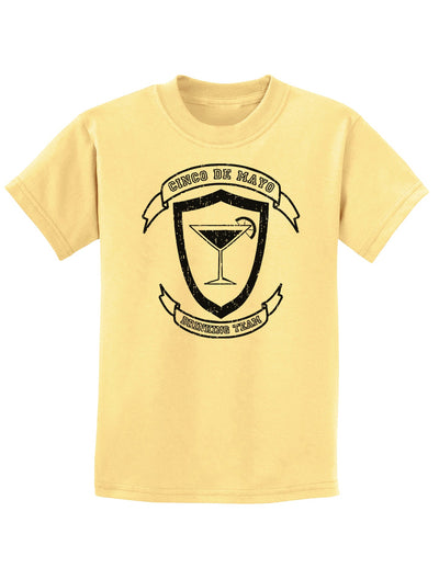 Cinco de Mayo Drinking Team Childrens T-Shirt-Childrens T-Shirt-TooLoud-Daffodil-Yellow-X-Small-Davson Sales