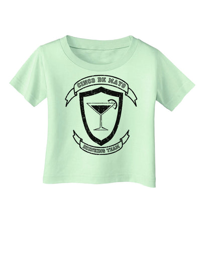 Cinco de Mayo Drinking Team Infant T-Shirt-Infant T-Shirt-TooLoud-Light-Green-06-Months-Davson Sales