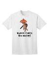 Cinco de Meow Adult T-Shirt featuring a Playful Cat with a Pink Sombrero, exclusively by TooLoud-Mens T-shirts-TooLoud-White-Small-Davson Sales