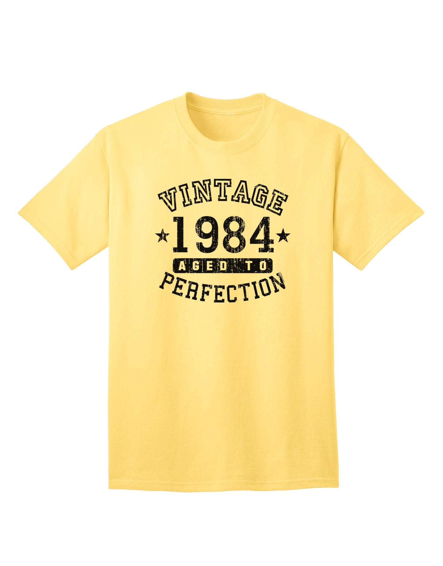 Classic 1984 Birth Year - Premium Adult Vintage T-Shirt Collection-Mens T-shirts-TooLoud-Yellow-Small-Davson Sales