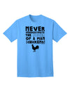 Classic A Man With Chickens - Premium Adult T-Shirt Collection-Mens T-shirts-TooLoud-Aquatic-Blue-Small-Davson Sales