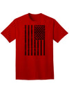 Classic American Flag Adult T-Shirt in Timeless Black and White-Mens T-shirts-TooLoud-Red-Small-Davson Sales