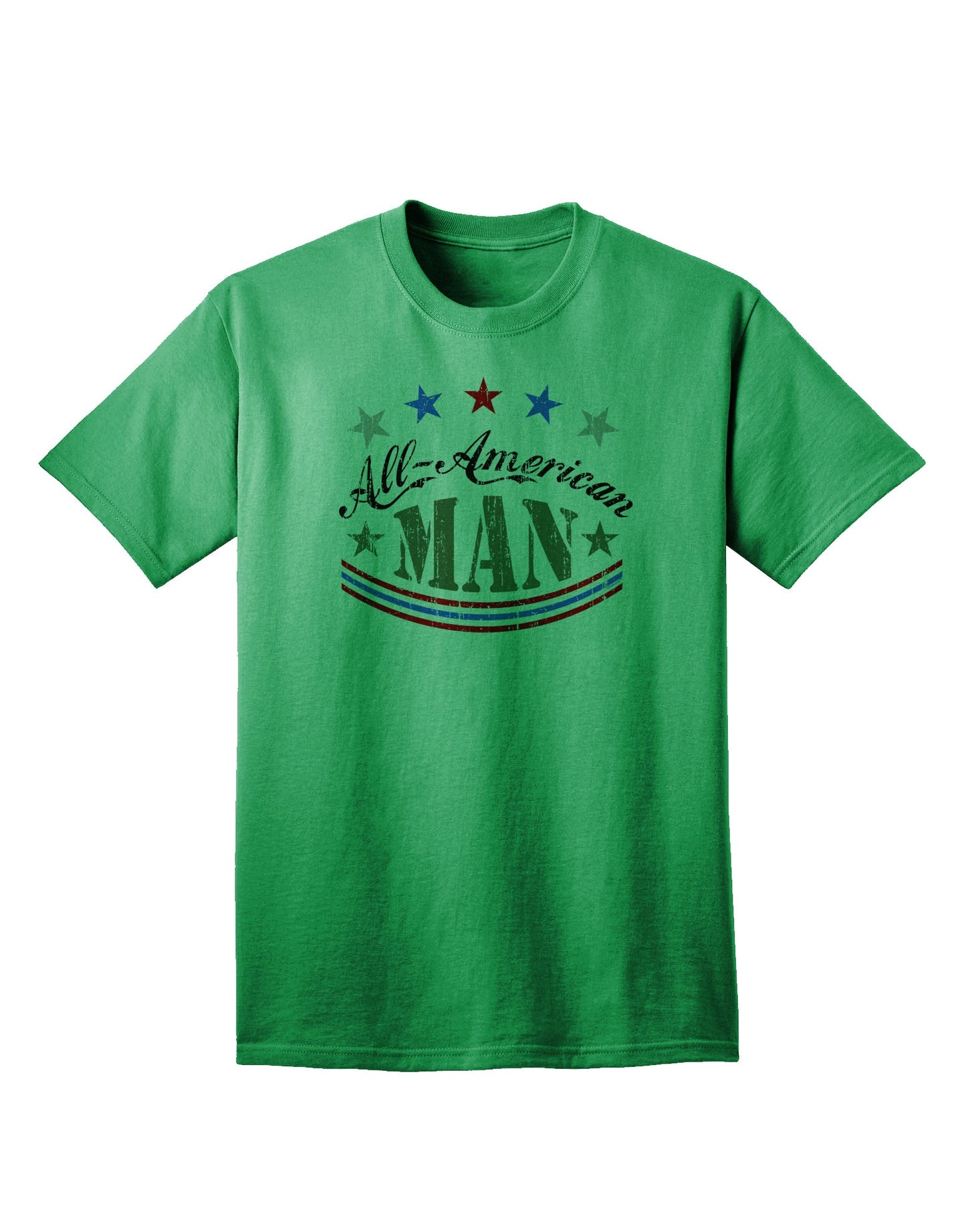 Classic American Men's T-Shirt-Mens T-shirts-TooLoud-Kelly-Green-Small-Davson Sales
