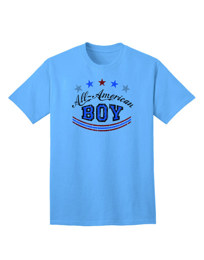 Classic American Men's T-Shirt-Mens T-shirts-TooLoud-Aquatic-Blue-Small-Davson Sales