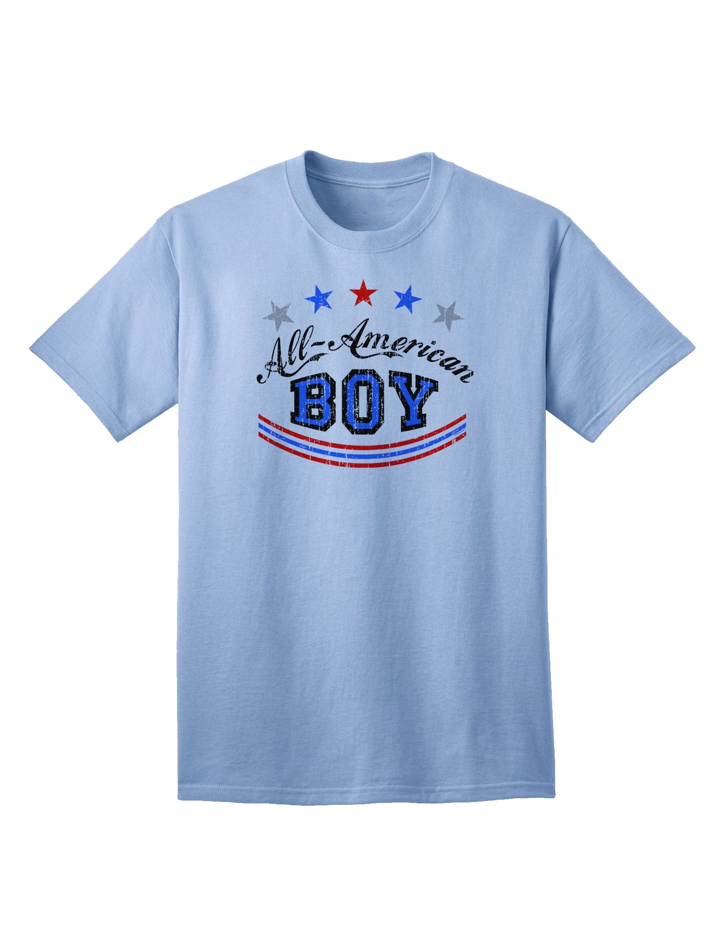 Classic American Men's T-Shirt-Mens T-shirts-TooLoud-Light-Blue-Small-Davson Sales