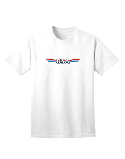 Classic American Stripes Vintage Adult T-Shirt-Mens T-shirts-TooLoud-White-Small-Davson Sales