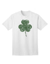Classic Distressed Traditional Irish Shamrock Adult T-Shirt - A Timeless Piece for the Modern Wardrobe-Mens T-shirts-TooLoud-White-Small-Davson Sales