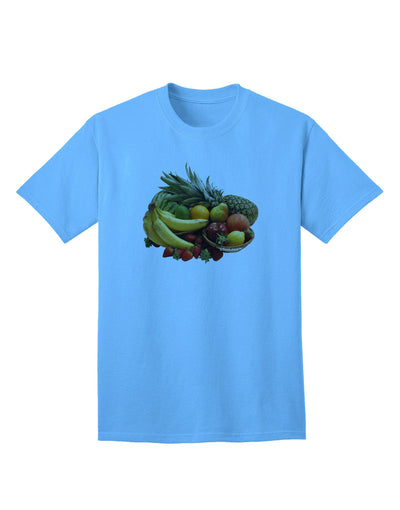 Classic Fruit Basket Still Life - Premium Adult T-Shirt Collection-Mens T-shirts-TooLoud-Aquatic-Blue-Small-Davson Sales
