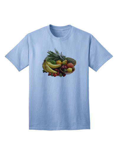 Classic Fruit Basket Still Life - Premium Adult T-Shirt Collection-Mens T-shirts-TooLoud-Light-Blue-Small-Davson Sales