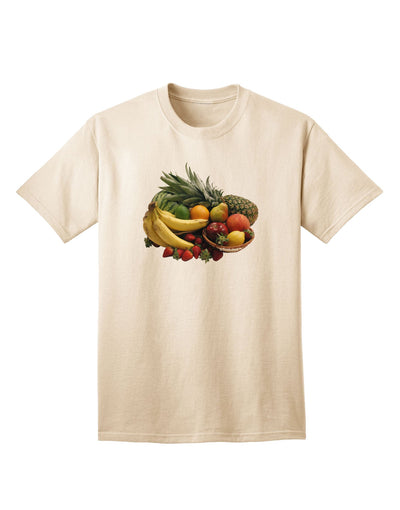 Classic Fruit Basket Still Life - Premium Adult T-Shirt Collection-Mens T-shirts-TooLoud-Natural-Small-Davson Sales