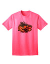 Classic Fruit Basket Still Life - Premium Adult T-Shirt Collection-Mens T-shirts-TooLoud-Neon-Pink-Small-Davson Sales