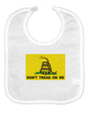 Classic Gadsden Flag Don't Tread On Me Baby Bib