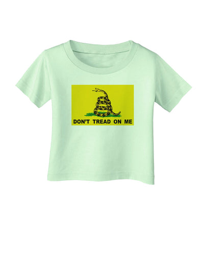 Classic Gadsden Flag Don't Tread On Me Infant T-Shirt-Infant T-Shirt-TooLoud-Light-Green-06-Months-Davson Sales