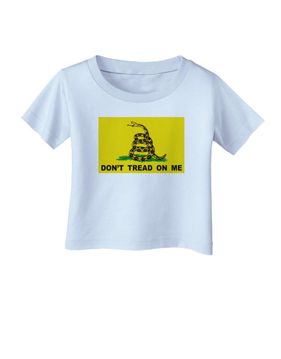 Classic Gadsden Flag Don't Tread On Me Infant T-Shirt-Infant T-Shirt-TooLoud-Light-Blue-06-Months-Davson Sales